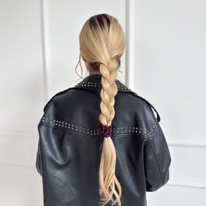 MINI-PFLAUMEN-SCRUNCHIE