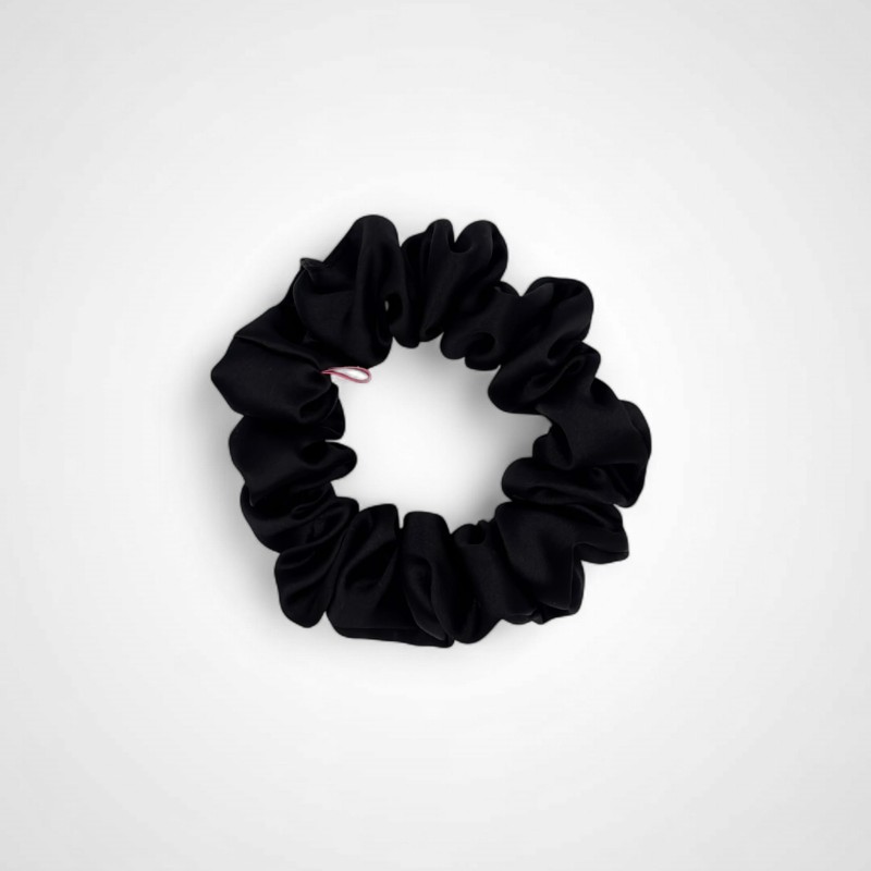 SEIDENSCRUNCHIE KLEIN SCHWARZ
