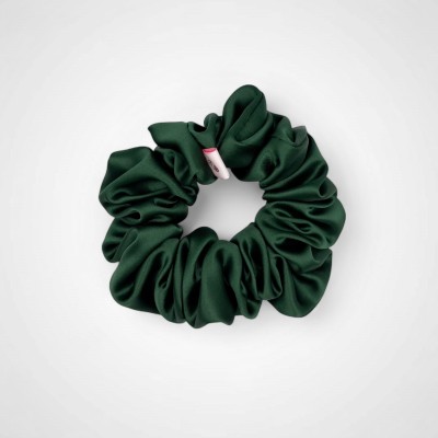 Jedwabna gumka Medium Szmaragd