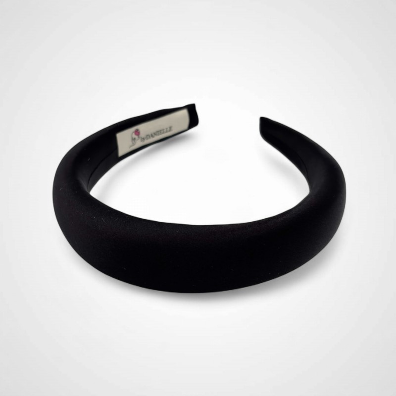 JEDWABNA OPASKA GŁADKA CZARNA M