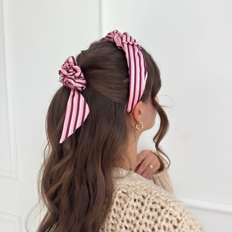 GUMKA Z UCHEM BORDOWO RÓŻOWA