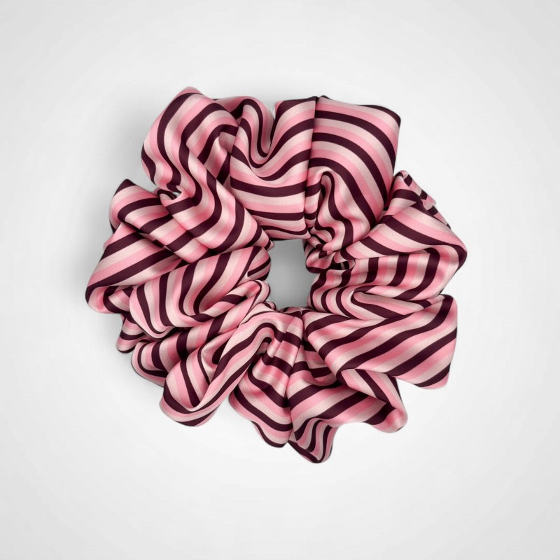 SCRUNCHIE XXL BORDEAUX ROSA