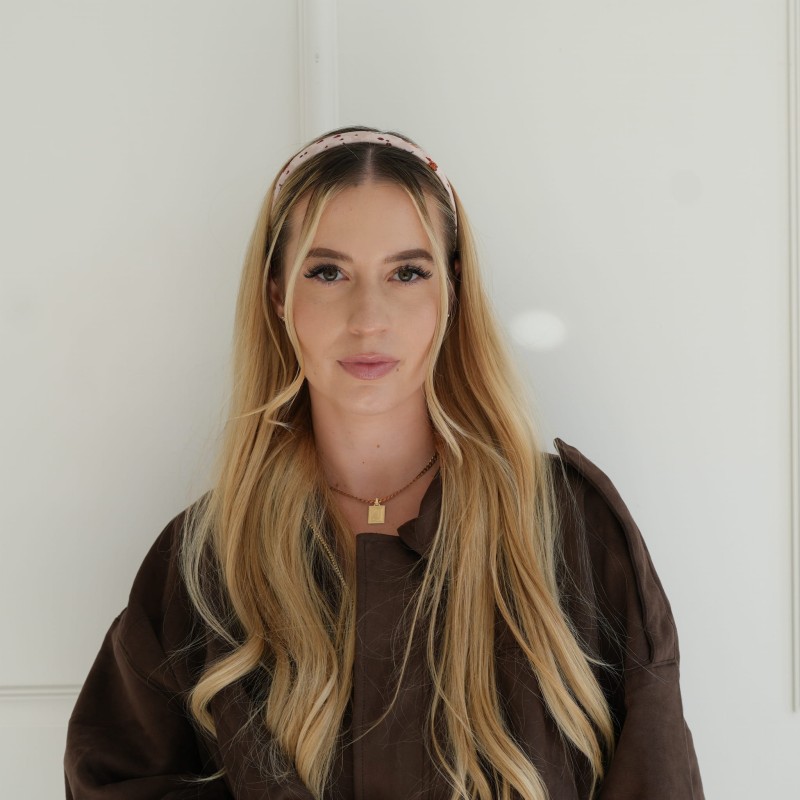 OPASKA GŁADKA S Z MOTYWEM KAWY