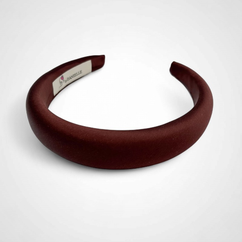 SEIDENBAND GLATT M SCHOKOLADENBRAUN