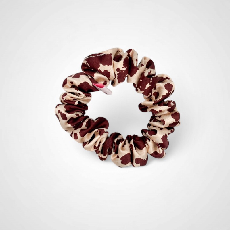 SMALL SCRUNCHIE SEIDE ARIZONA KARAMELLE