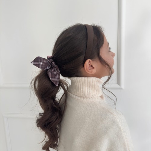 Opaska S Basic VELVET Czekolada