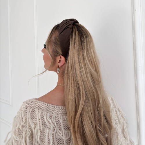  Opaska Zakładka VELVET Czekolada