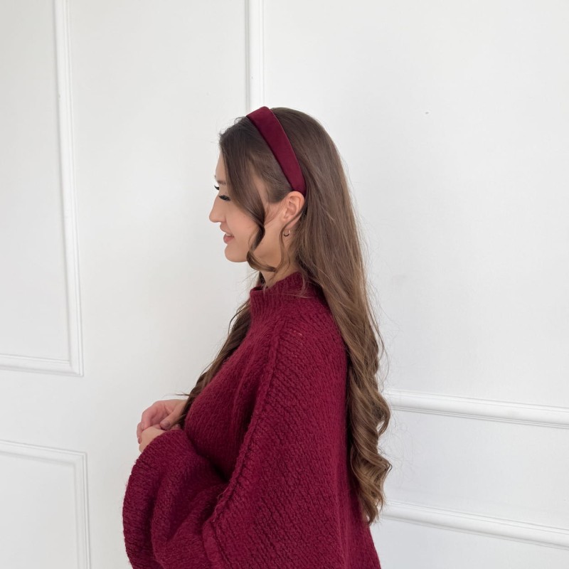 OPASKA WELUROWA M BASIC BORDOWA