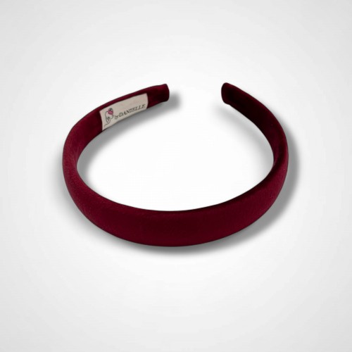 Opaska S Basic VELVET Bordo 