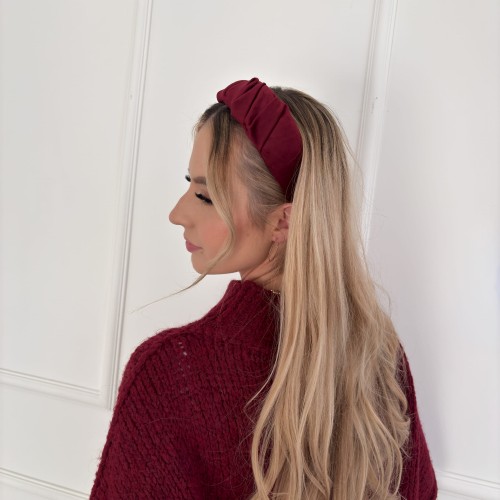  Opaska Zakładka VELVET Bordo