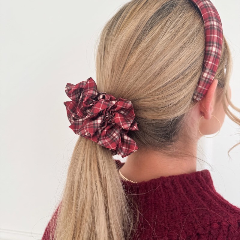 FALBANKA XXL BORDOWA KRATKA