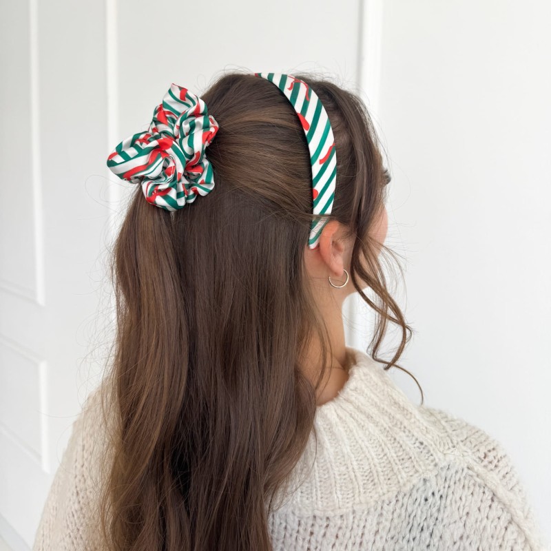 WEIHNACHTS-SCRUNCHIE MEDIUM HOLLY