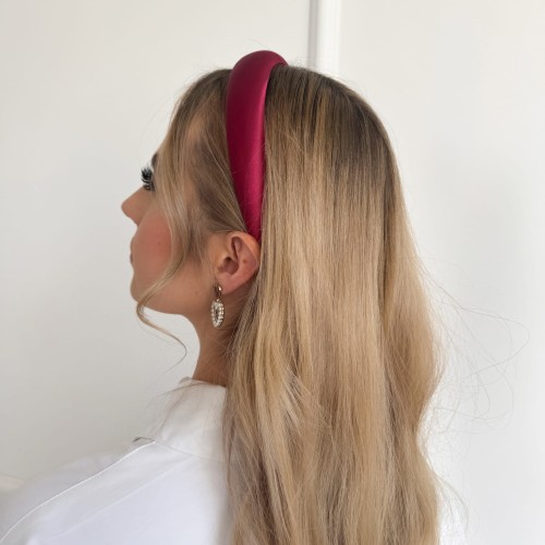 Opaska Gładka M Red Wine