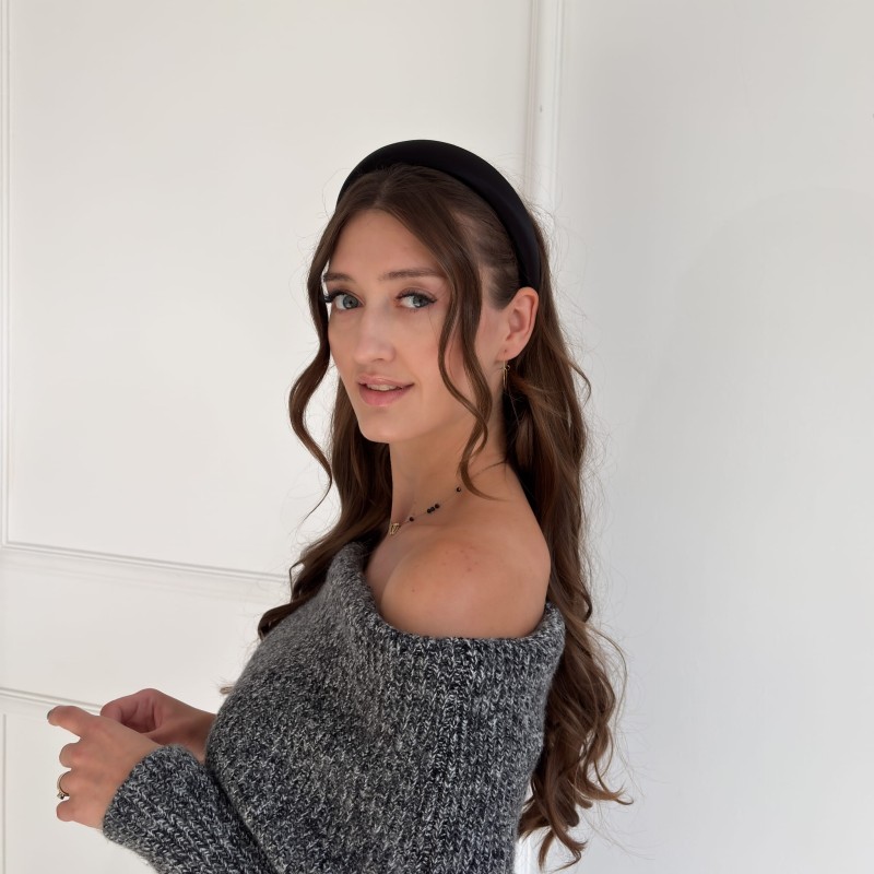 OPASKA GŁADKA M CZARNA