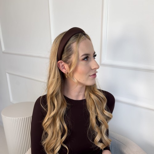 Opaska Gładka M Dark Chocolate