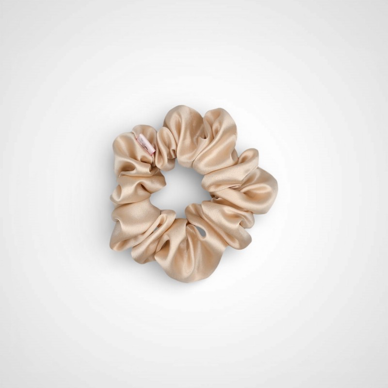 JEDWABNA SCRUNCHIE MEDIUM CREAM
