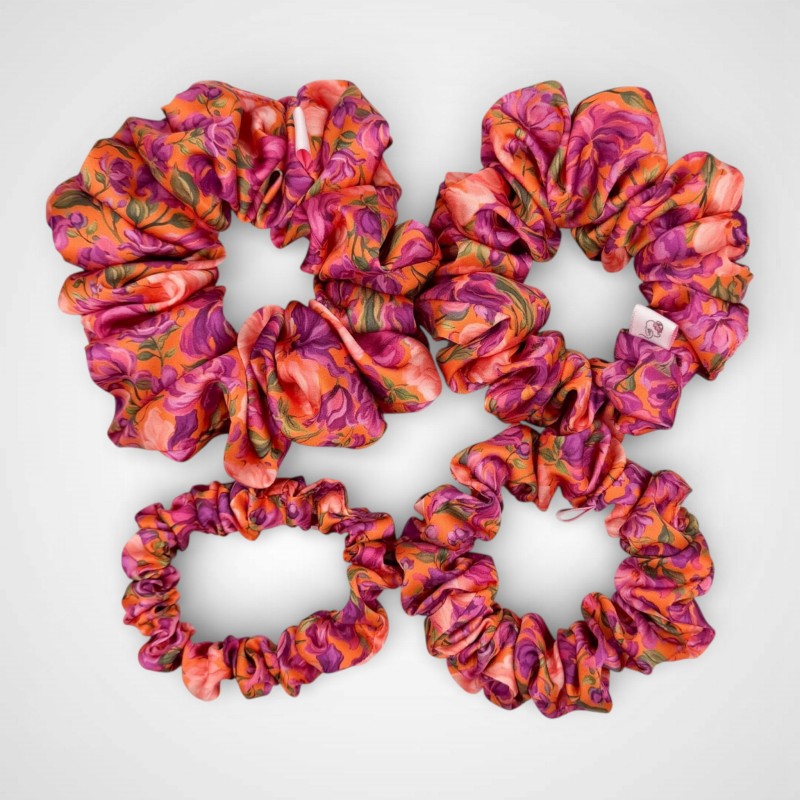ZESTAW CZTERECH SCRUNCHIE MARIGOLD