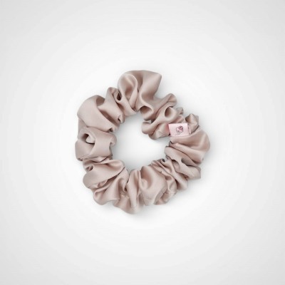 MEDIUM SCRUNCHIE BEIGE