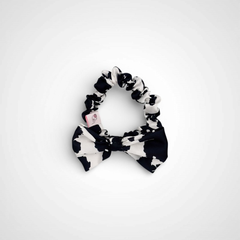 SCRUNCHIE Z KOKARDĄ MINI MILKA