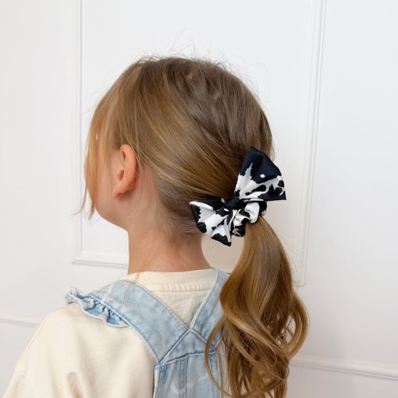 SCRUNCHIE Z KOKARDĄ MINI MILKA