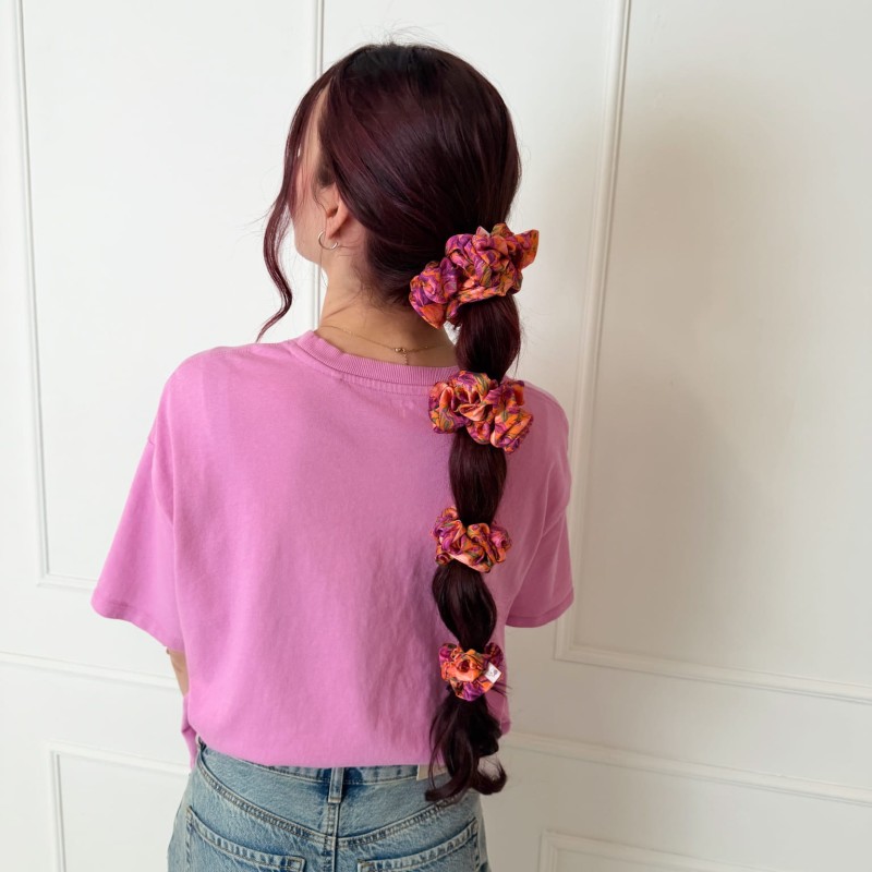 ZESTAW CZTERECH SCRUNCHIE MARIGOLD