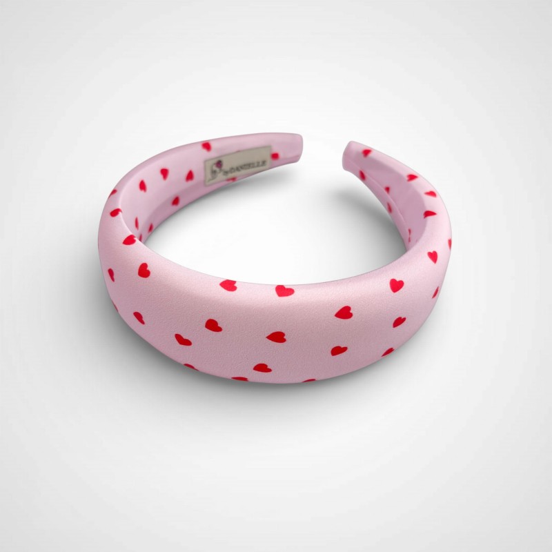 OPASKA ZAKŁADKA W CZERWONE SERDUSZKA L