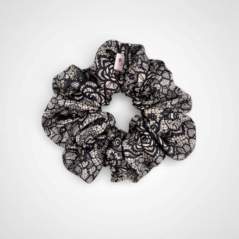 SCRUNCHIE MAXI KORONKA