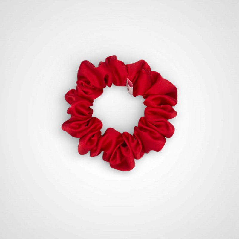 JEDWABNA SCRUNCHIE CZERWONA
