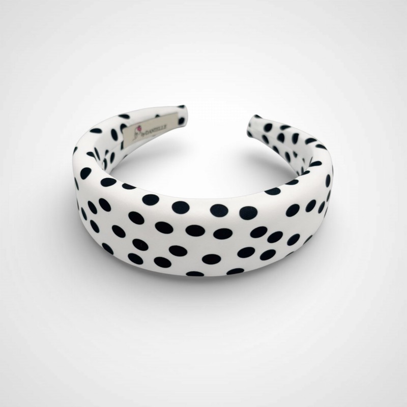 OPASKA GŁADKA L CZARNE KROPKI