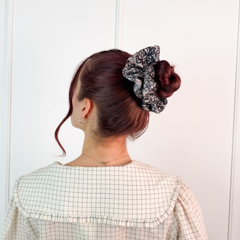 SCRUNCHIE MAXI KORONKA