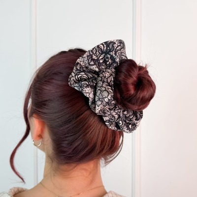 SCRUNCHIE MAXI KORONKA
