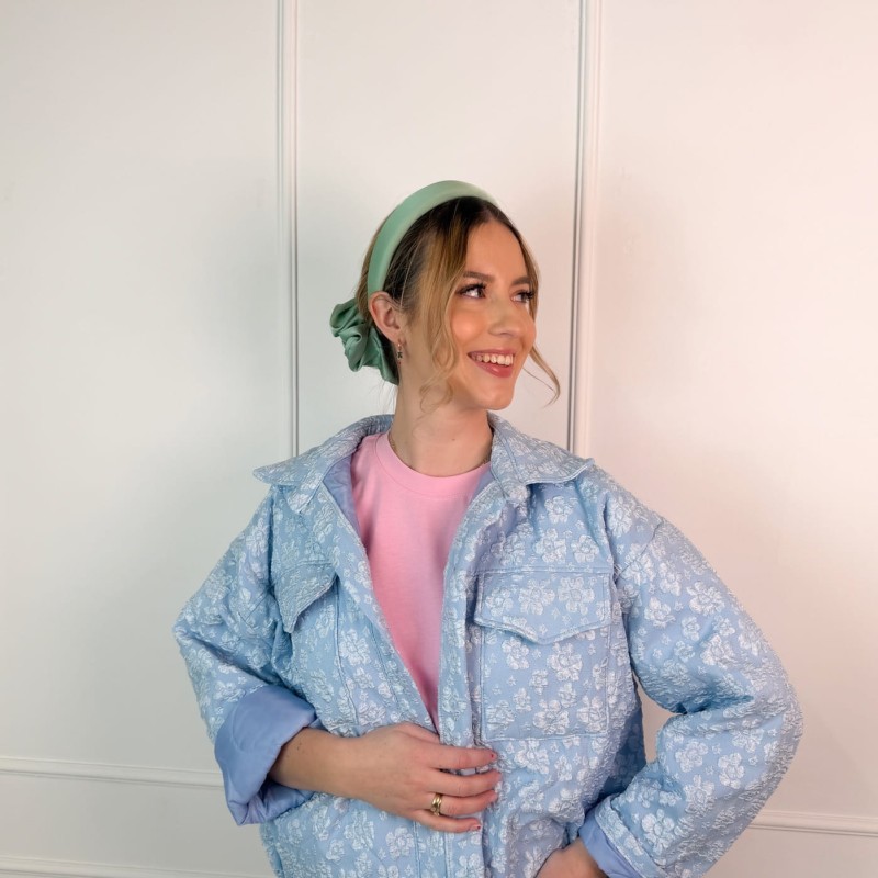 OPASKA GŁADKA M PASTELOWA SZAŁWIA