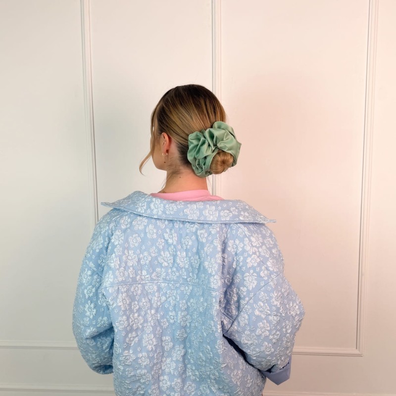 SCRUNCHIE XXL PASTELOWA SZAŁWIA