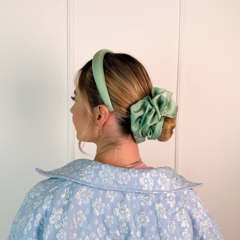 SCRUNCHIE XXL PASTELOWA SZAŁWIA