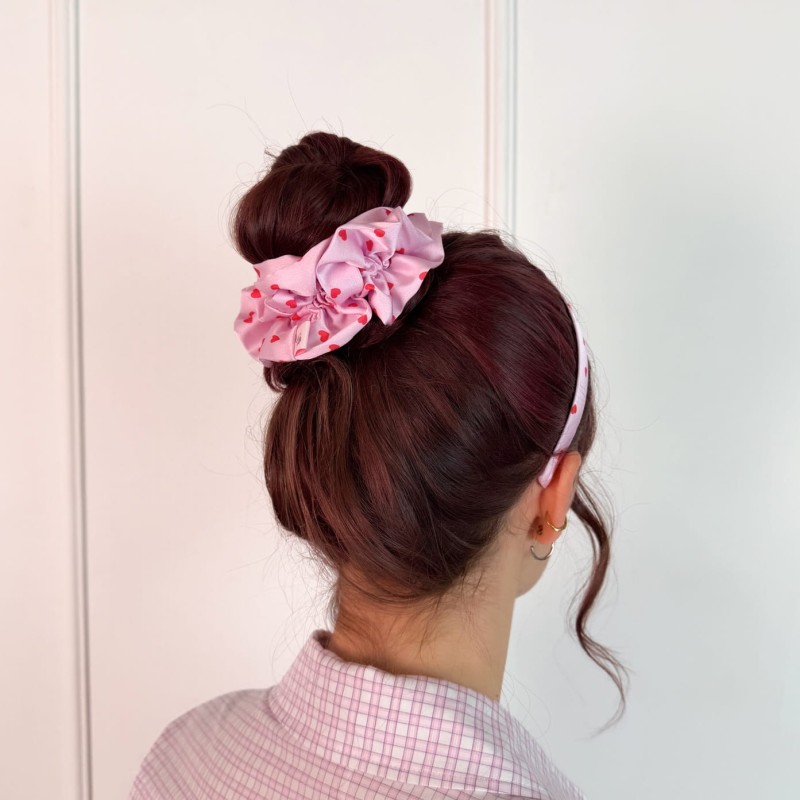 SCRUNCHIE FALBANK XXL PINK CRUSH