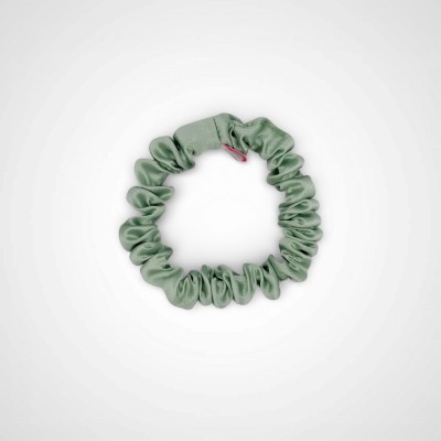JEDWABNA SCRUNCHIE MINI MATCHA