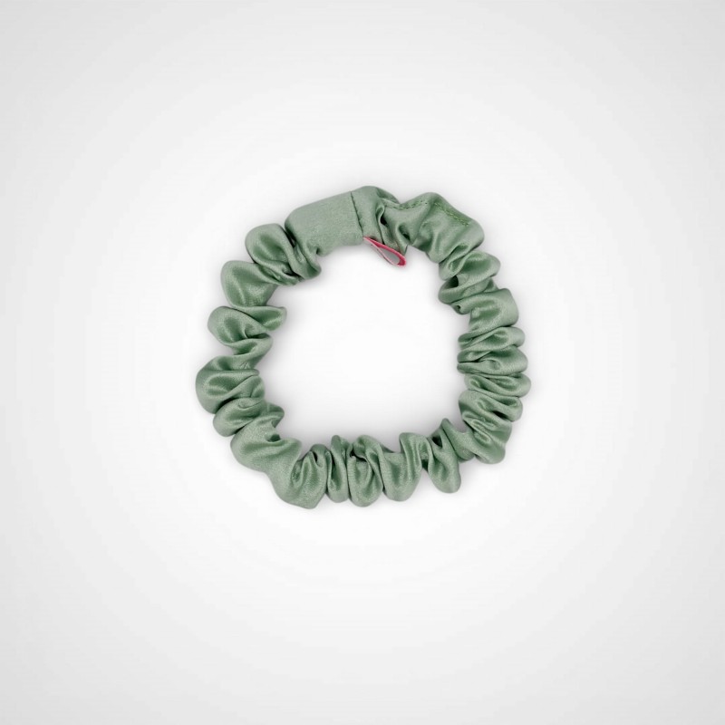 JEDWABNA SCRUNCHIE MINI MATCHA
