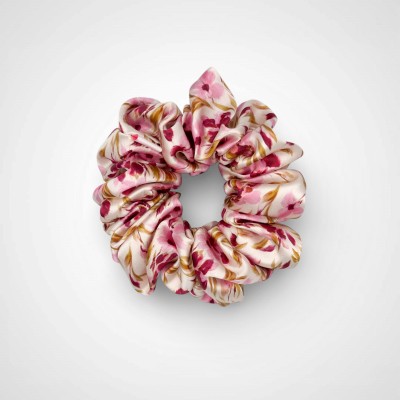 JEDWABNA SCRUNCHIE MAXI BLOOM