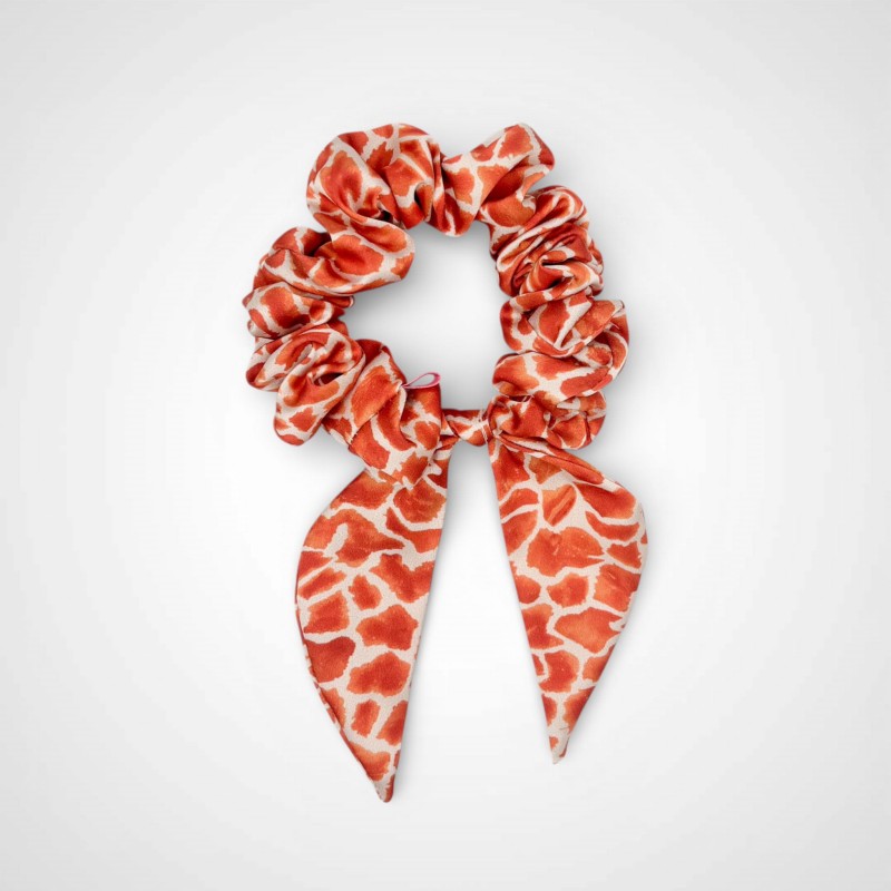 SCRUNCHIE Z USZKAMI SAFARI