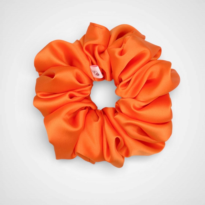 JEDWABNA SCRUNCHIE XXL MANGO