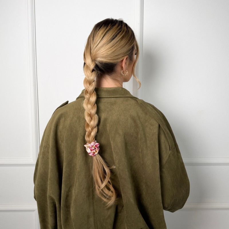 JEDWABNA SCRUNCHIE MINI BLOOM