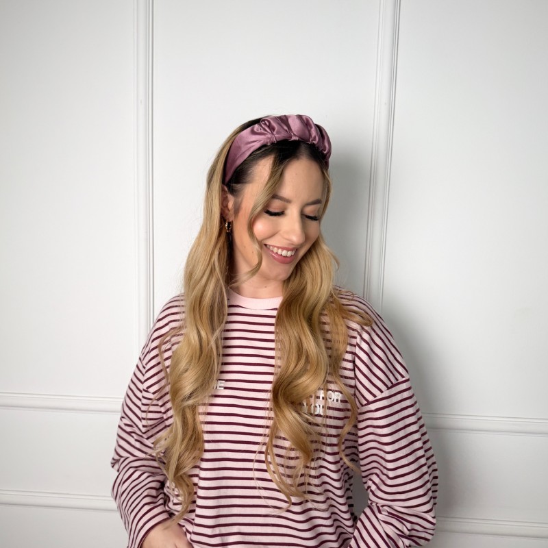 JEDWABNA OPASKA ZAKŁADKA WISTERIA