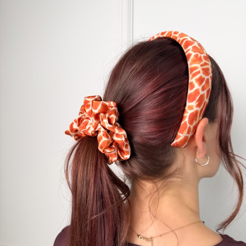 SCRUNCHIE MEDIUM ŻYRAFA
