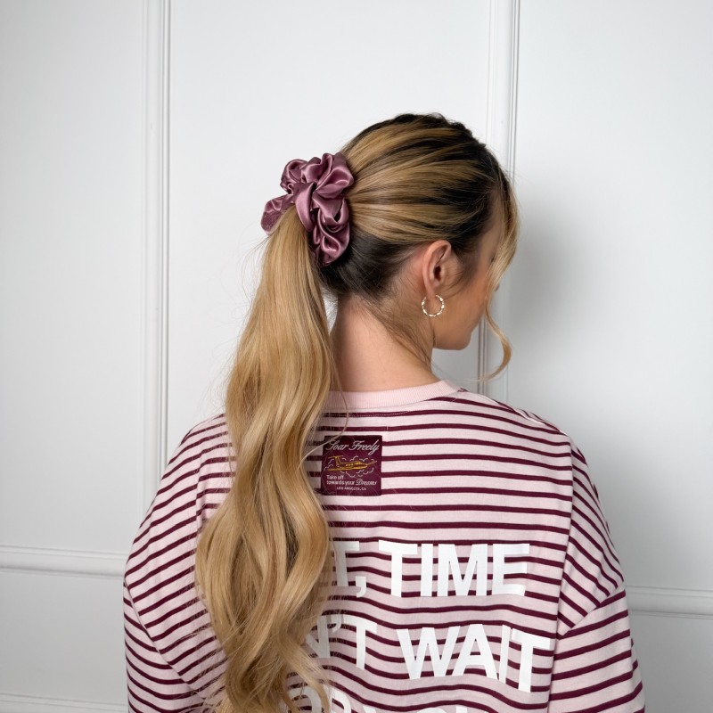 JEDWABNA SCRUNCHIE MAXI WISTERIA