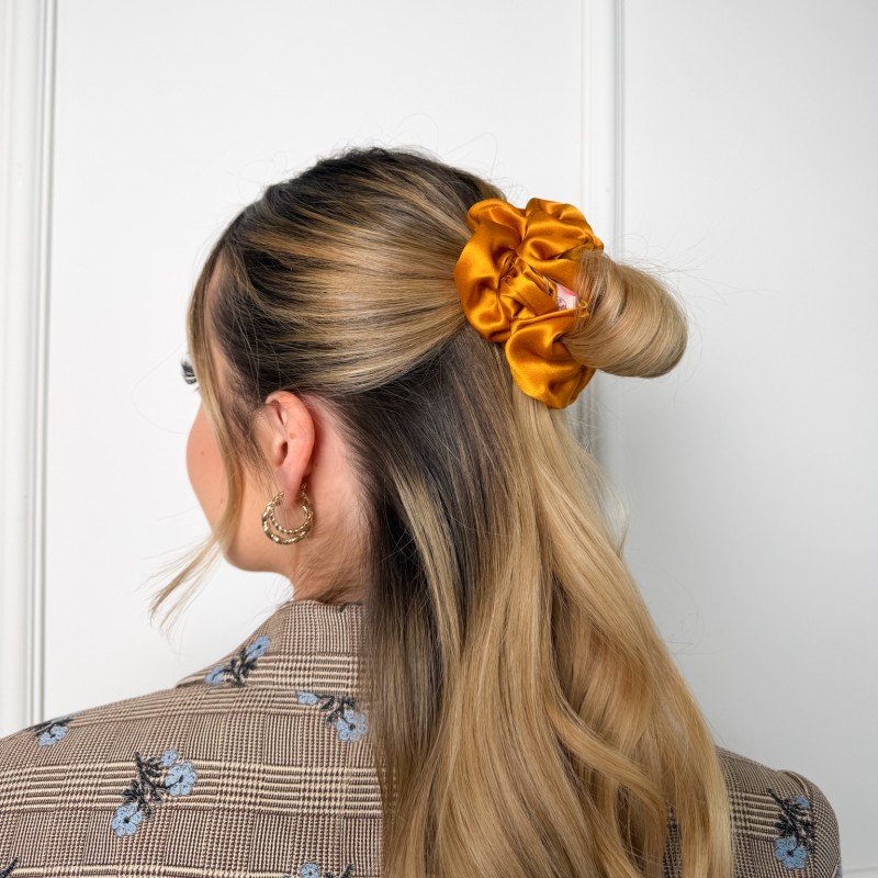 JEDWABNA SCRUNCHIE MEDIUM SUNSET