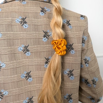 MINI JEDWABNA SCRUNCHIE SUNSET