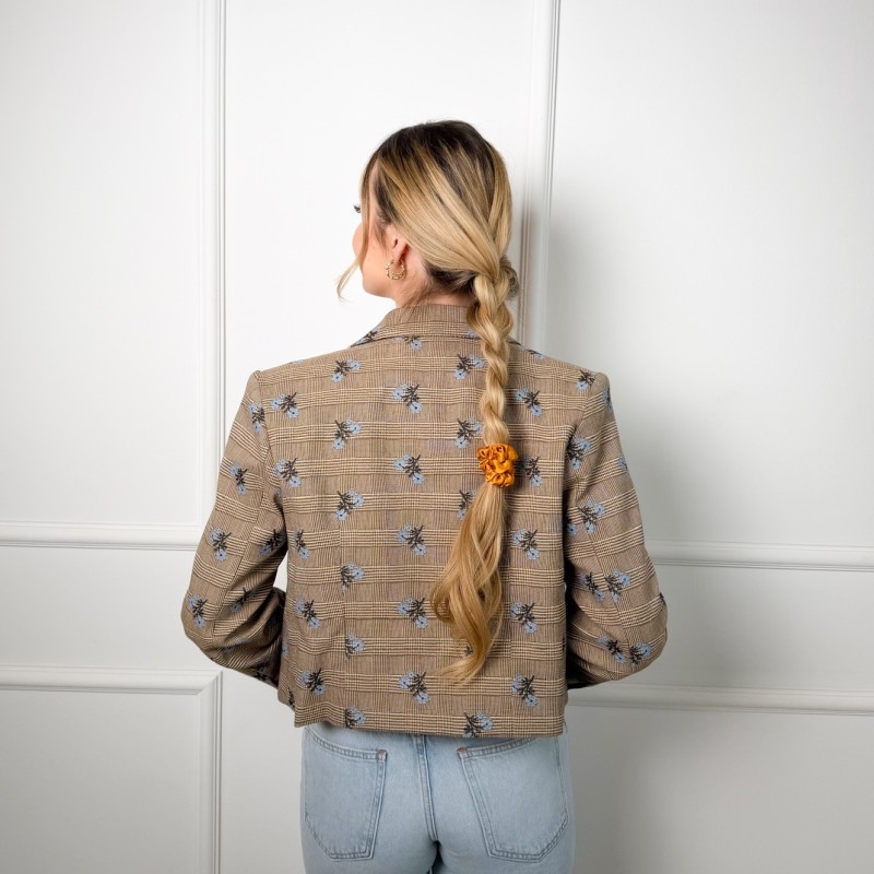 MINI JEDWABNA SCRUNCHIE SUNSET