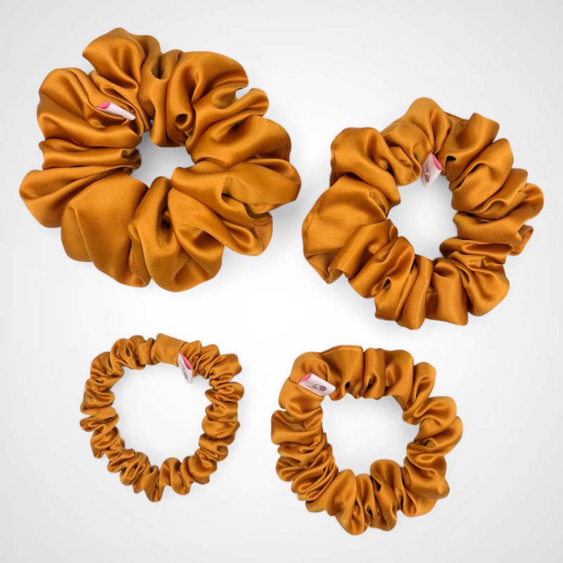 ZESTAW CZTERECH JEDWABNYCH GUMEK SUNSET