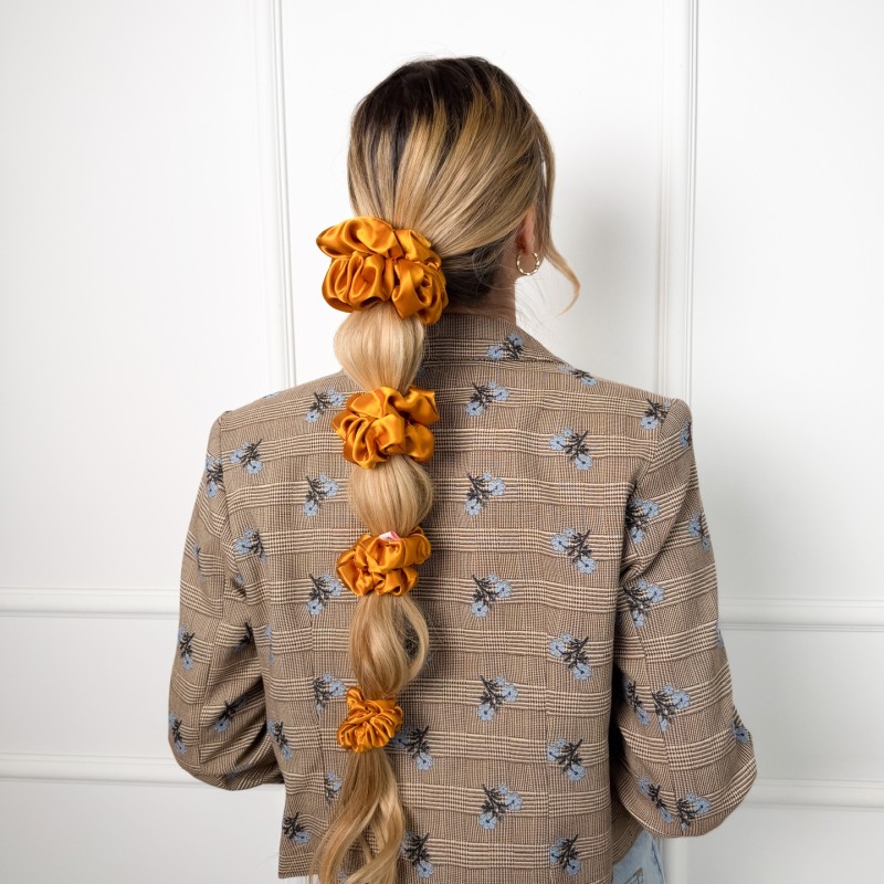 ZESTAW CZTERECH JEDWABNYCH GUMEK SUNSET