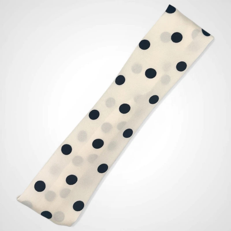 SZEROKA OPASKA BLACK DOTS